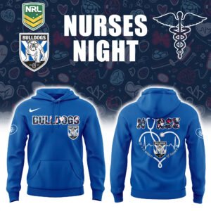 Canterbury Bulldogs x Nurse Edition Hoodie – Rugby Nurse Tribute Sweatshirt
