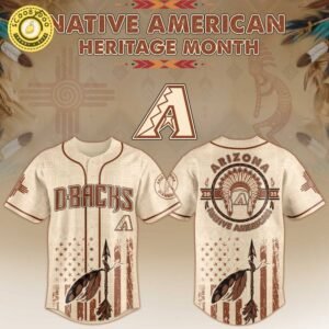 Arizona Diamondbacks x Native American Heritage Month-3D Baseball Jersey