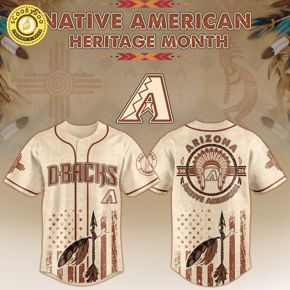Arizona Diamondbacks x Native American Heritage Month-3D Baseball Jersey Arizona Diamondbacks x Native American Heritage Month-3D Baseball Jersey