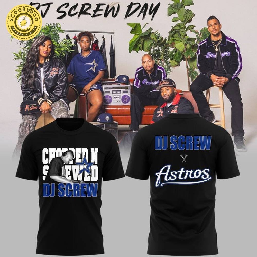 Astros x DJ Screw Limited Edition 2025 Tshirt Astros x DJ Screw Limited Edition 2025 Tshirt