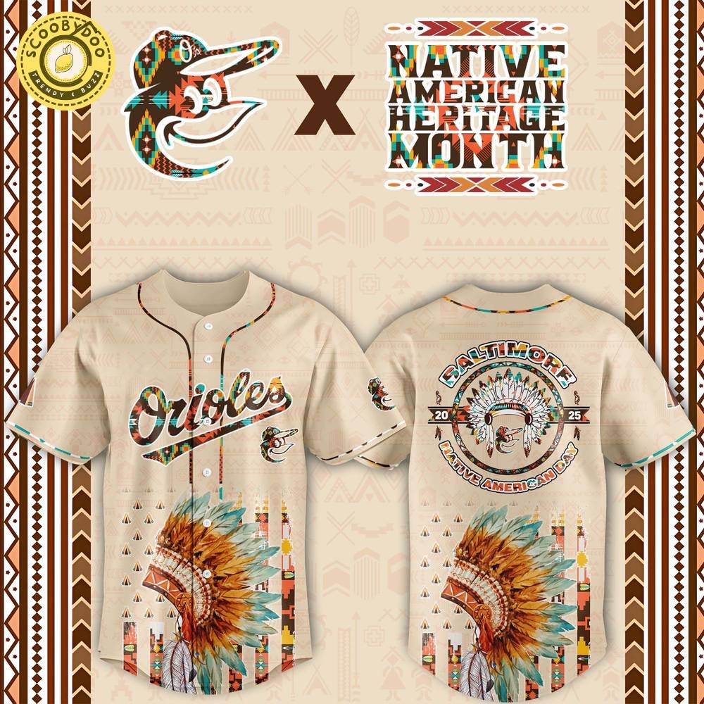 Baltimore Orioles x Native American-3D Baseball Jersey Baltimore Orioles x Native American-3D Baseball Jersey