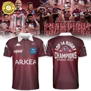 Bordeaux Begles Champions 2025 Polo