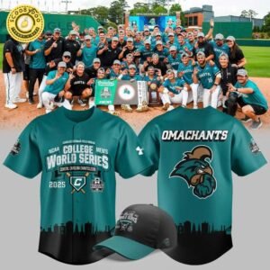 Coastal Carolina Chanticleers NCAA Baseball College World Series 2025 Jersey