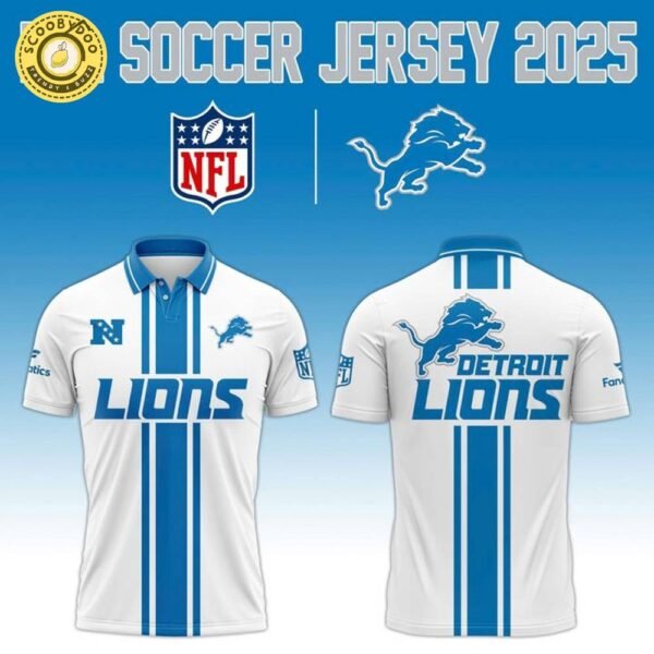 Detroit Lions NFL 2025 “Football x Football” Soccer Polo