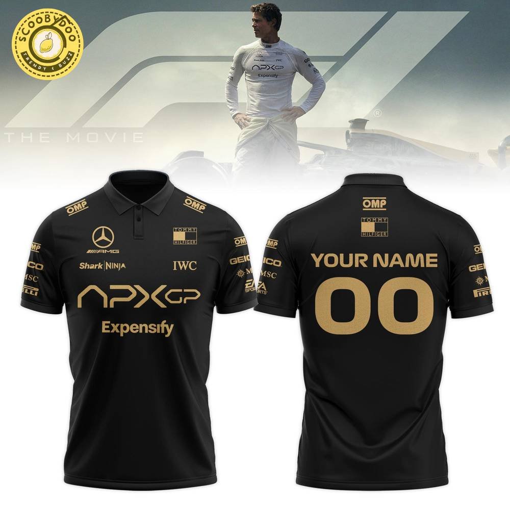 F1 The Movie 2025 APXGP “Prad Pitt” Polo F1 The Movie 2025 APXGP “Prad Pitt” Polo