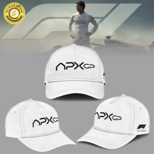 F1 The Movie 2025 APXGP “Prad Pitt” White Polo