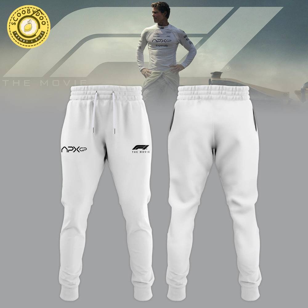 F1 The Movie 2025 APXGP “Prad Pitt” White Polo F1 The Movie 2025 APXGP “Prad Pitt” White Polo