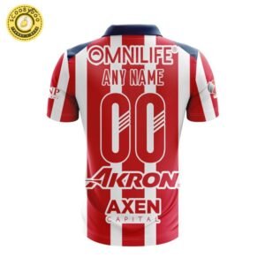 LIGA MX Chivas Guadalajara Personalized 2026 Home Design Polo