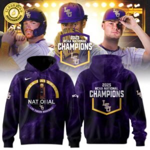 LSU Tigers Baseball College World Series 2025- Hoodie