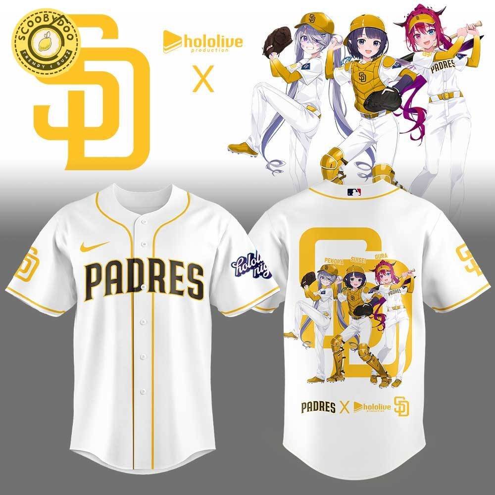 Limited Edition San Diego Padres Hololive Night Collaboration Jersey Limited Edition San Diego Padres Hololive Night Collaboration Jersey