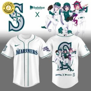Limited Edition Seattle Mariners Hololive Night Collaboration Jersey