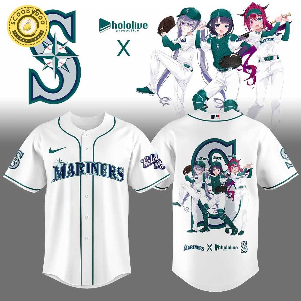 Limited Edition Seattle Mariners Hololive Night Collaboration Jersey Limited Edition Seattle Mariners Hololive Night Collaboration Jersey