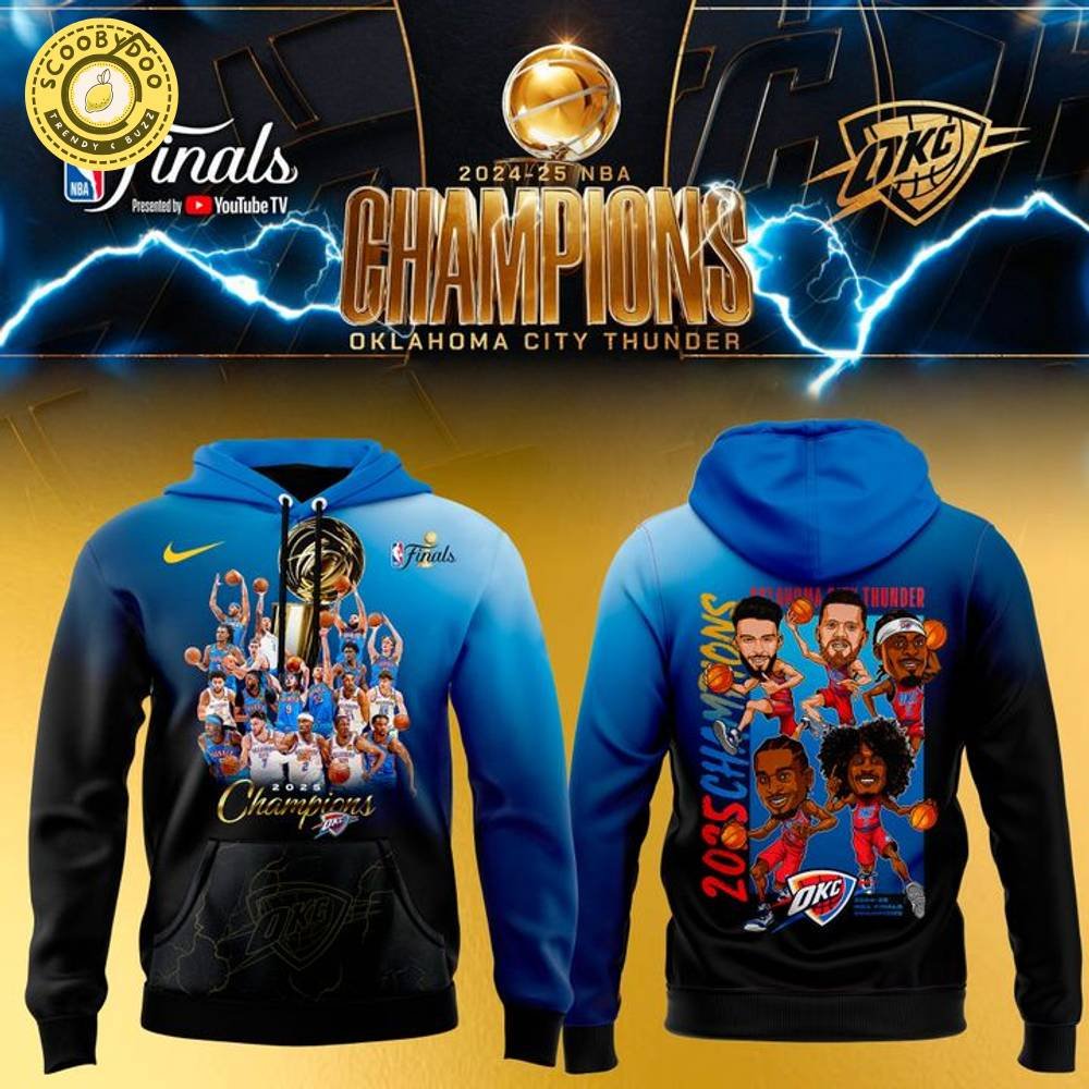 OKC THUNDER 2025 NBA CHAMPIONS NIKE HOODIE OKC THUNDER 2025 NBA CHAMPIONS NIKE HOODIE