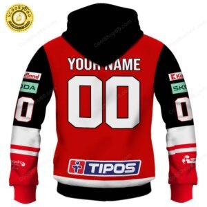 Slovak Extraliga HC 05 Banska Bystrica Jersey Style Hoodie