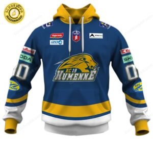 Slovak Extraliga HC 19 Humenne Jersey Style Hoodie