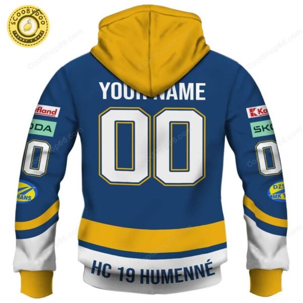 Slovak Extraliga HC 19 Humenne Jersey Style Hoodie