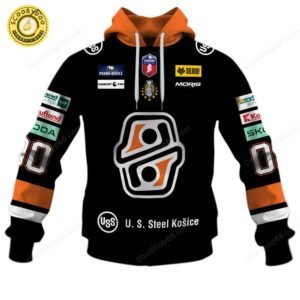 Slovak Extraliga HC Kosice Jersey Style Hoodie