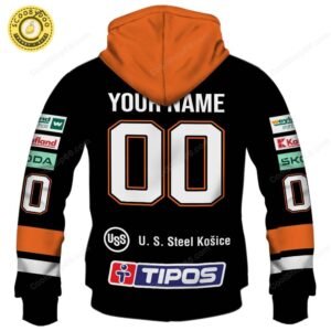 Slovak Extraliga HC Kosice Jersey Style Hoodie