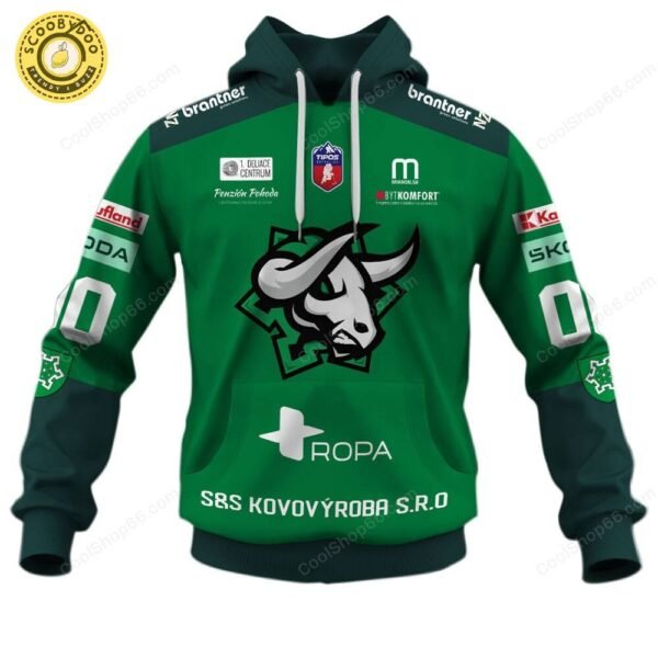 Slovak Extraliga HC Nove Zamky Jersey Style Hoodie