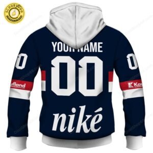 Slovak Extraliga HC Slovan Bratislava Jersey Style Hoodie