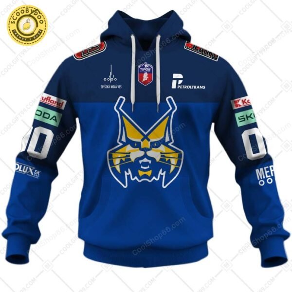 Slovak Extraliga HK Spisska Nova Ves Jersey Style Hoodie