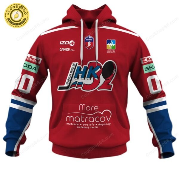 Slovak Extraliga MHK 32 Liptovsky Mikulas Jersey Style Hoodie