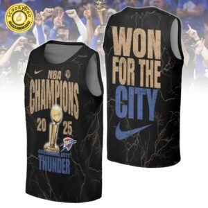 Special Edition OKC THUNDER 2025 NBA CHAMPIONS NIKE ON-COURT Basketball Jersey