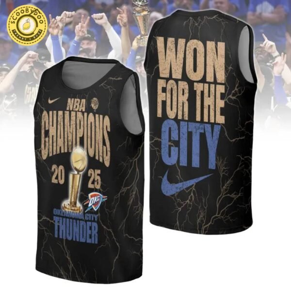 Special Edition OKC THUNDER 2025 NBA CHAMPIONS NIKE ON-COURT Basketball Jersey