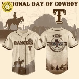 Texas Rangers x Nationals Day Of Cowboy-3D Baseball Jersey