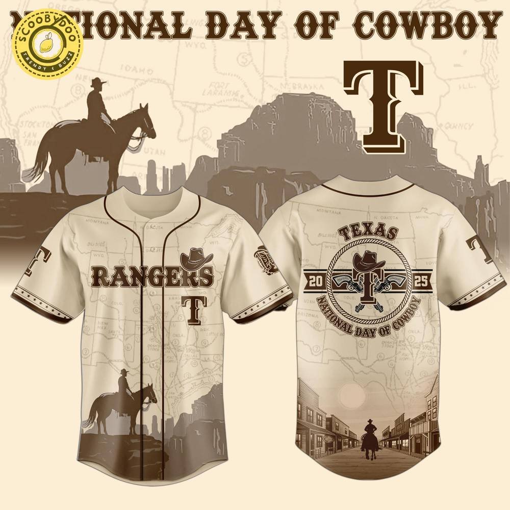 Texas Rangers x Nationals Day Of Cowboy-3D Baseball Jersey Texas Rangers x Nationals Day Of Cowboy-3D Baseball Jersey