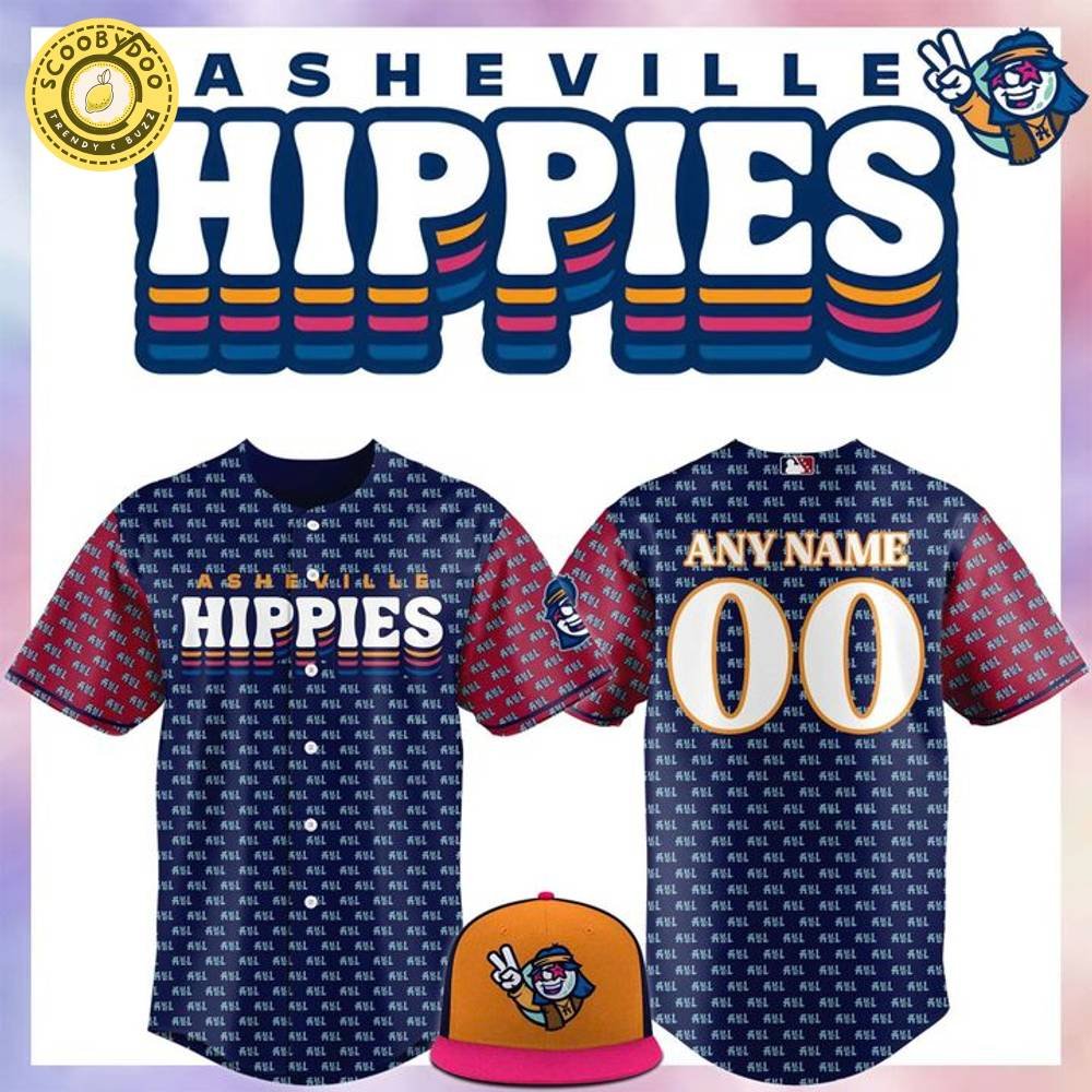 The Asheville Tourists Hippies Replica Jersey The Asheville Tourists Hippies Replica Jersey