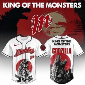 Diablos Rojos del México x Godzilla Edition Jersey 2025