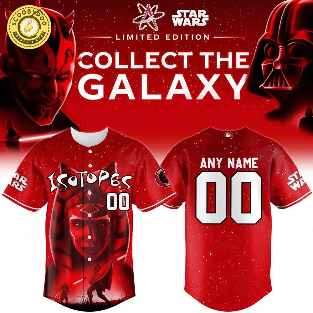 Albuquerque Isotopes x Star Wars Baseball Jersey 2025 Ahsoka Tano Albuquerque Isotopes x Star Wars Baseball Jersey 2025 Ahsoka Tano