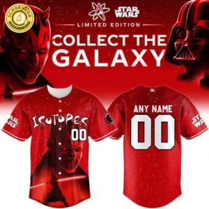 Albuquerque Isotopes x Star Wars Baseball Jersey 2025 Darth Maul
