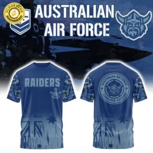 Australian Air Force x Canberra Raiders Combo Tshirt