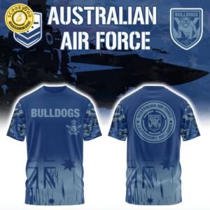 Australian Air Force x Canterbury Bulldogs Combo Tshirt
