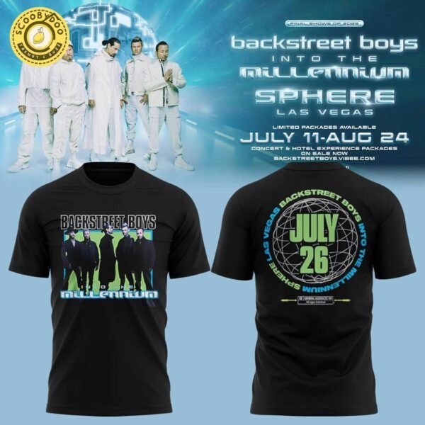 Backstreet Boys Las Vegas Residency July 26 T-Shirt