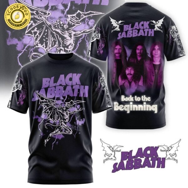 Black Sabbath Back to the Beginning Shirt – Classic Rock Band Vintage Tee