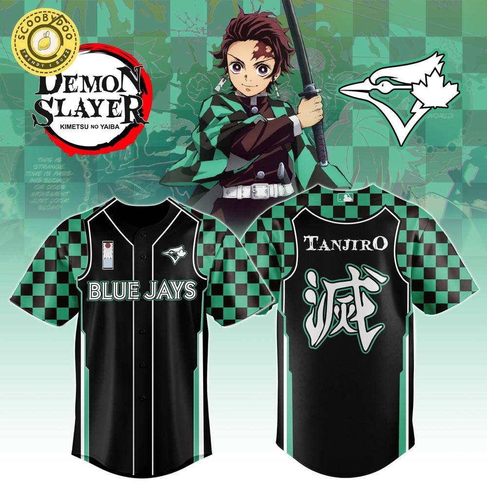Blue Jays x Tanjiro Haori Jersey Limited Edition Blue Jays x Tanjiro Haori Jersey Limited Edition