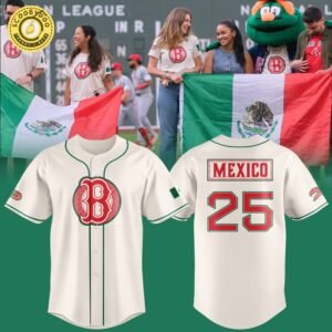Boston Red Sox Mexican Celebration Night 2025 Jersey