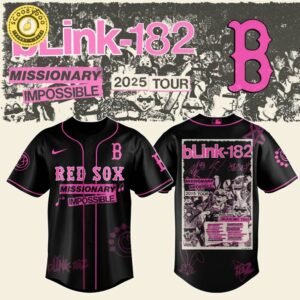 Boston Red Sox X Blink-182 Missionary Impossible Tour 2025 Jersey