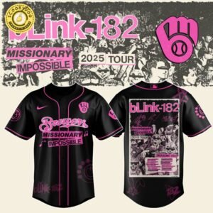 Brewers X Blink-182 Missionary Impossible Tour 2025 Jersey