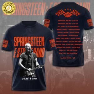 Bruce Springsteen E Street Band 2025 Tour Shirt – World Tour Concert Tee