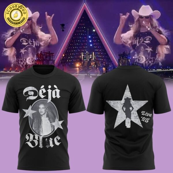 COWBOY CARTER Tour 2025 “DEJA BLUE” T-Shirt Limited Edition