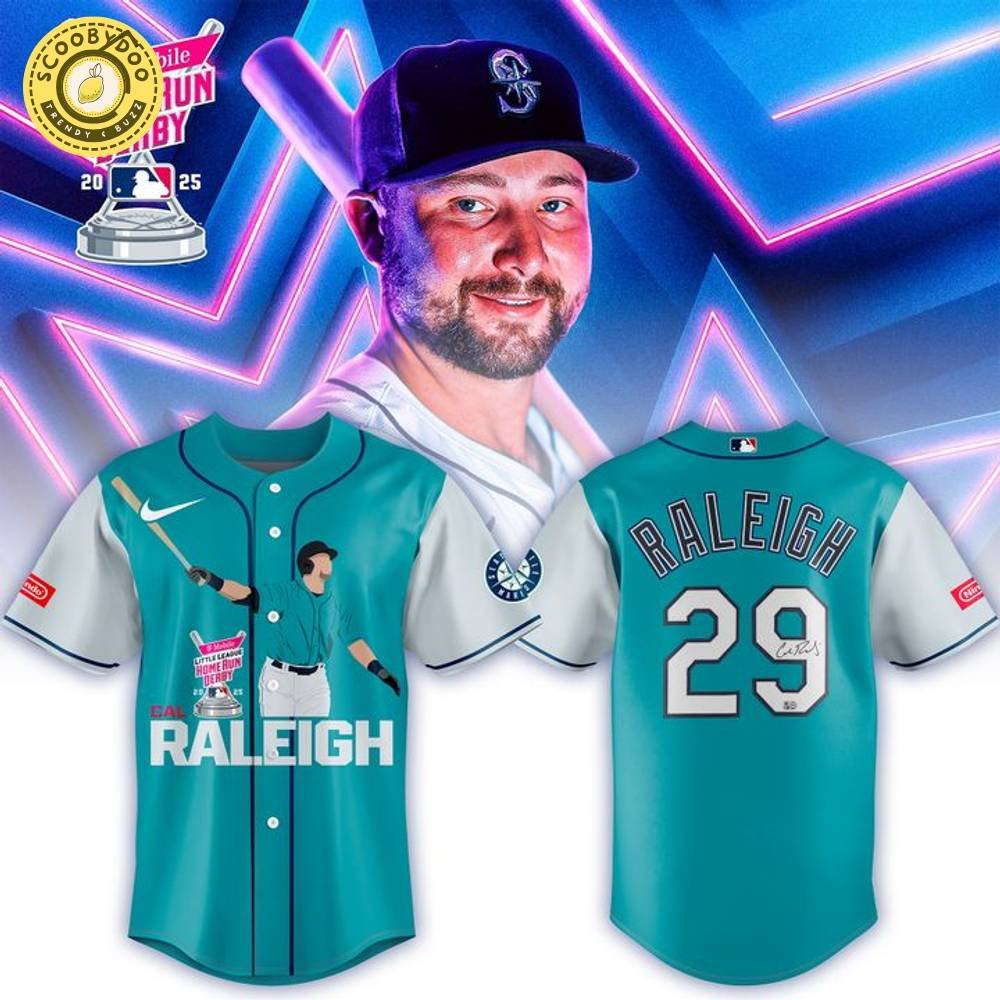 Cal Raleigh - MLB Home Run Derby 2025 Baseball Jersey Cal Raleigh - MLB Home Run Derby 2025 Baseball Jersey