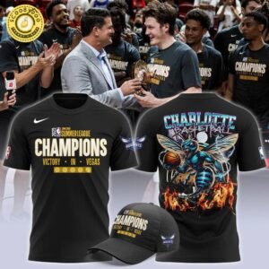 Charlotte Hornets 2025 NBA Summer League champions T-shirt