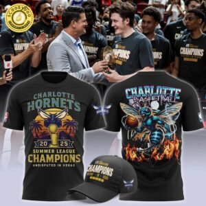 Charlotte Hornets 2025 NBA Summer League championship T-shirt