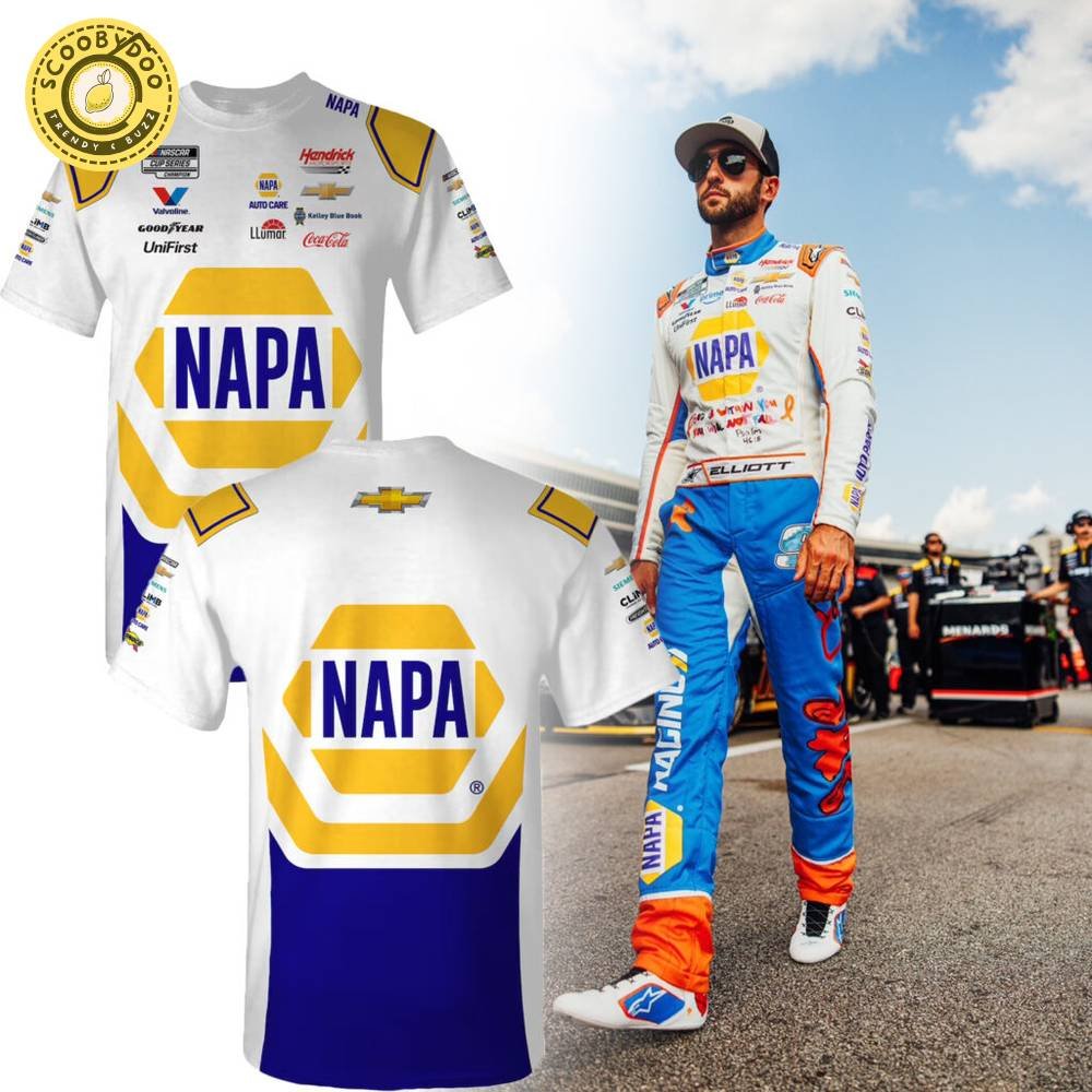 Chase Elliott #9 NAPA Sublimated Uniform T-shirt Chase Elliott #9 NAPA Sublimated Uniform T-shirt