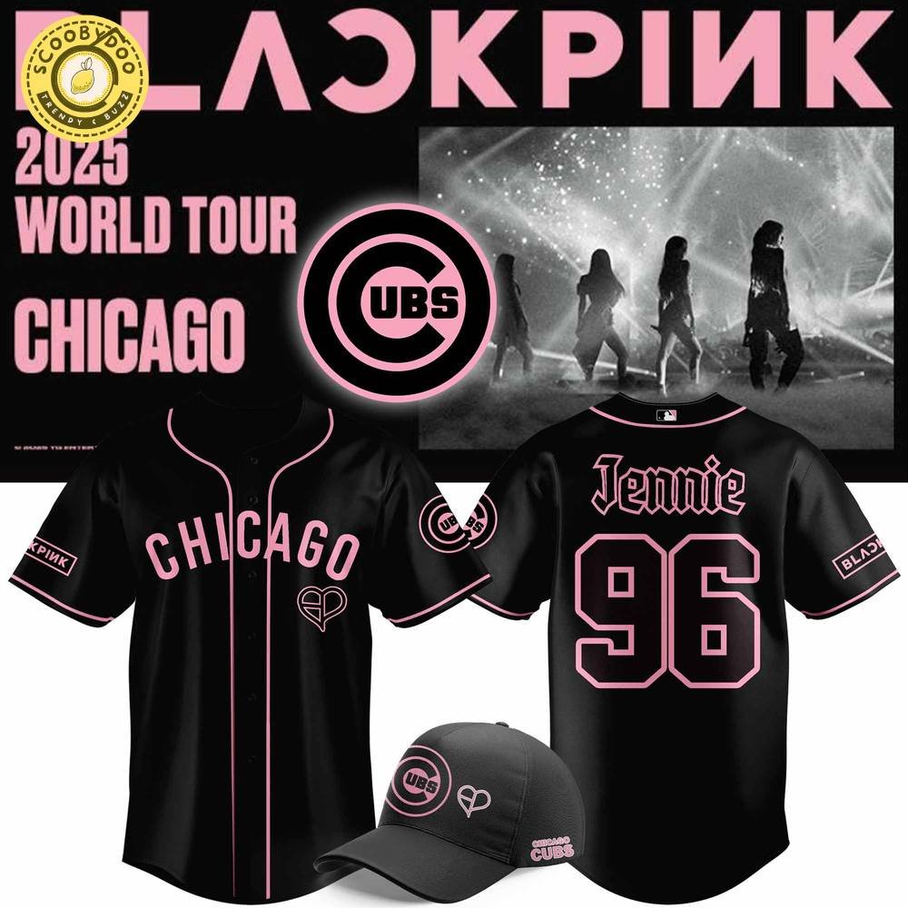 Chicago Cubs x BLACKPINK 2025 Tour Jersey - Jennie Chicago Cubs x BLACKPINK 2025 Tour Jersey - Jennie