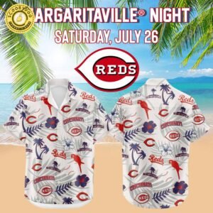 Cincinnati Reds Margaritaville Night Hawaiian 2025